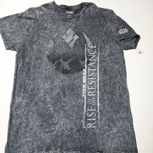 NWT Disney Star Wars Rise of the Resistance Shirt L Galaxys Edge Mineral Wash
